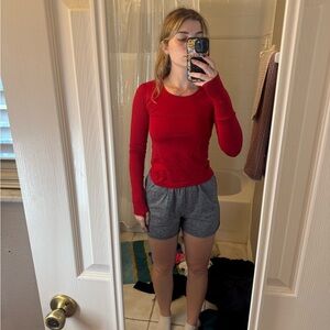 Lululemon Red LS Swiftly Tech